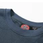Unisex Waffle Logo Áo thun dài tay cổ điển, Xanh / Xám / Đen