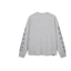 Unisex Waffle Logo Áo thun dài tay cổ điển, Xanh / Xám / Đen