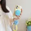 Sáng Tạo Chấm Bi Hoa Hồng Chân Đế iPhone17 Apple 16 Thích Hợp Cho 14 15Promax Vỏ Điện Thoại Chống Sốc