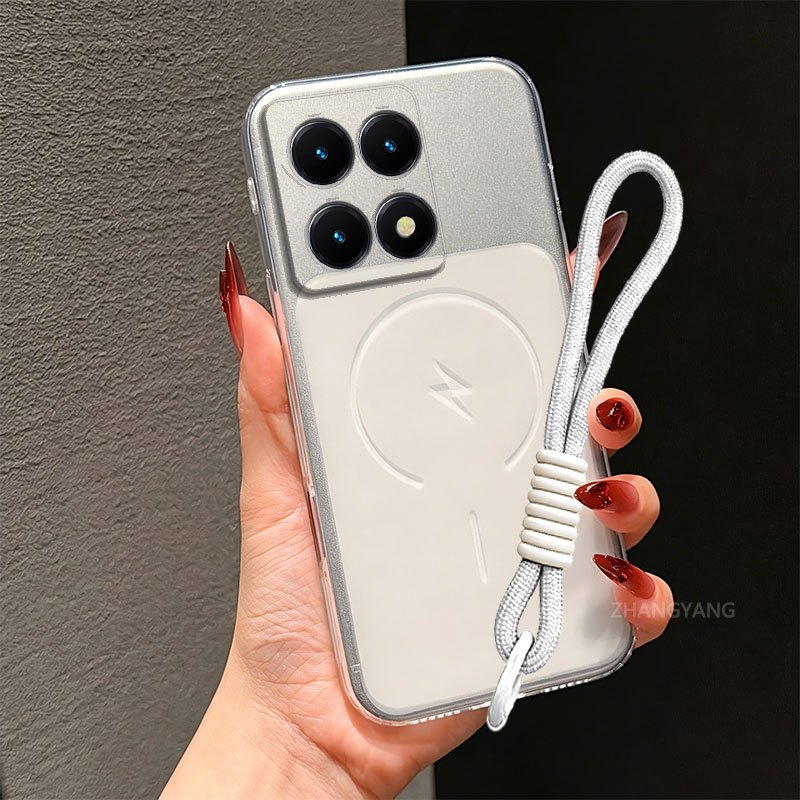 Ốp Lưng Cho infinix Zero 30 4G Cao Cấp Silicon Bán Trong Suốt Mờ Vỏ Điện Thoại Thẩm Mỹ TPU Mềm Miễn Phí Tinh Tế Treo Dây