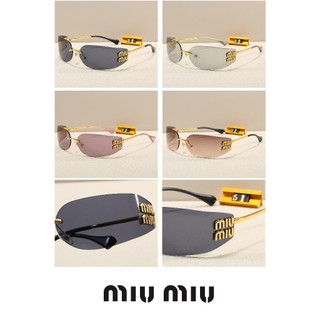 Kính râm không viền nhà thiết kế Ý UV400, phù hợp du lịch ngoài trời và thời trang đường phố