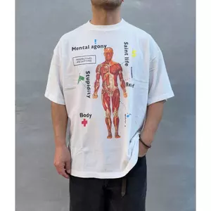 Áo thun ngắn tay cổ tròn Unisex, in hình & chữ