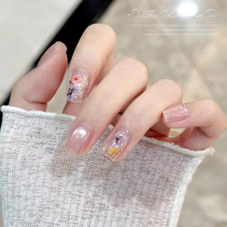 Bột Opal Hoa Khô, Mảnh Óp Đổi Màu, Lấp Lánh Tơ Lụa, Mạng Che Mặt Đám Mây Tinh Tế Đồ Trang Trí Móng Tay Nghệ Thuật - Tưởng Tượng Cầu Vồng Rực Rỡ Cho Móng Tay Mơ Mộng