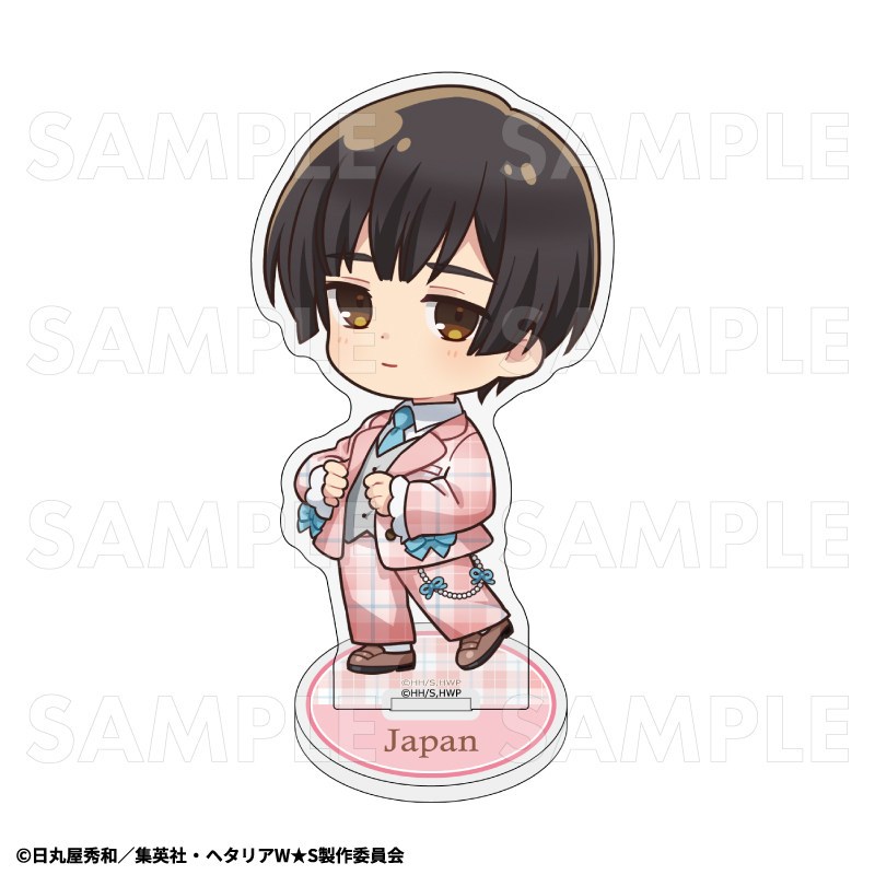 Hetalia Fanmade Acrylic Stand – TEAM Chibi Ballet Bowtie Suit Ver. – Anime Q Hình Trang Trí Bàn Làm Việc