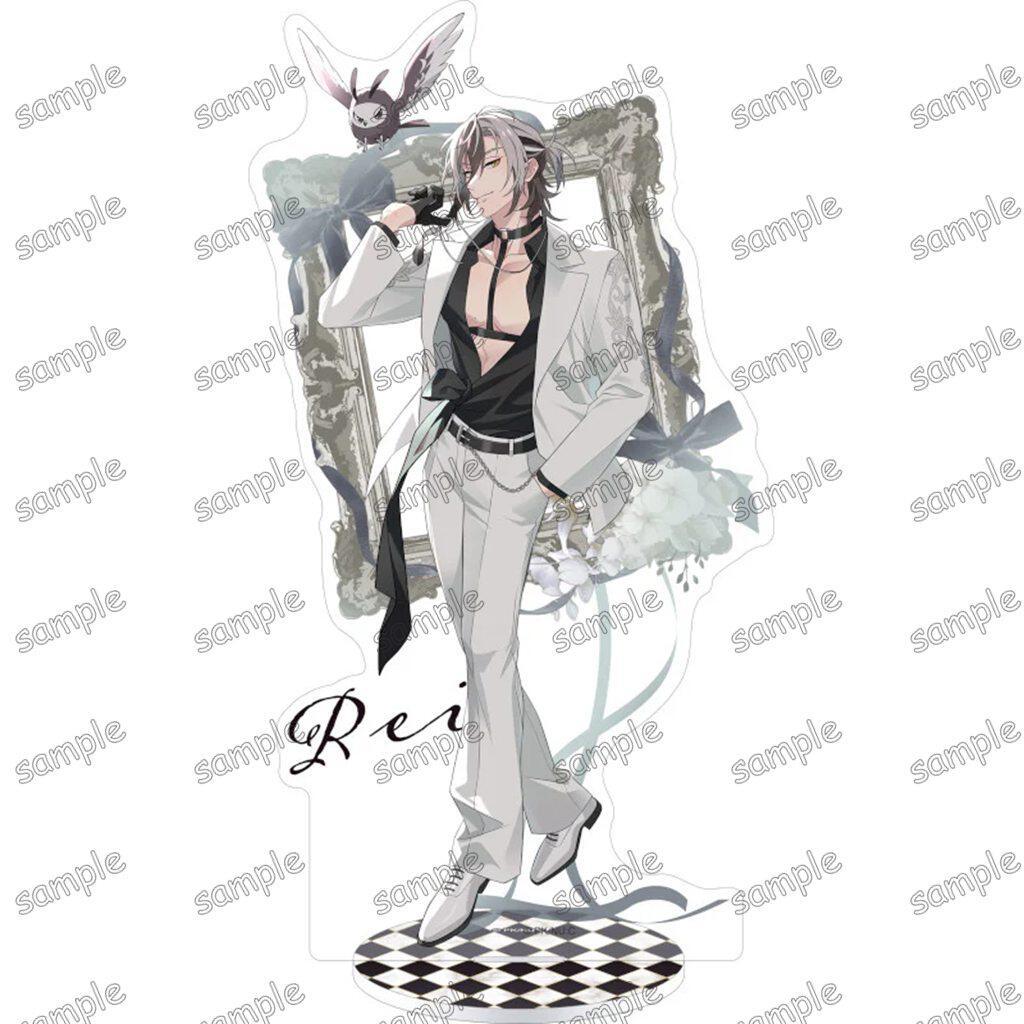 NU: Carnival 4th Anniversary Acrylic Stand – Black Suit Series – Neon Rush – Anime Hình Display