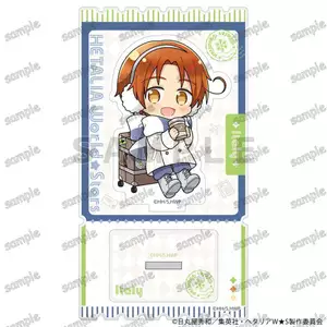 Hetalia Winter Break Chibi Acrylic Diorama Stand – Dòng Parflette – Màn hình bàn làm việc Anime Fanmade