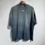Unisex Oversize VTM-Style Deconstructed Spliced Áo thun ngắn tay đau khổ cổ điển