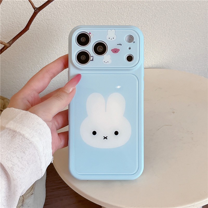 Ốp điện thoại chất liệu Acrylic họa tiết thỏ cho iPhone 17 Pro max