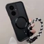 Ốp Lưng Cho OPPO A79 5G Silicone TPU Mờ Phong Cách Vỏ Điện Thoại Kim Loại Thẩm Mỹ Từ Tính Thiết Kế Mới Miễn Phí Tinh Tế Treo Dây
