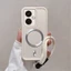 Ốp Lưng Cho OPPO A79 5G Silicone TPU Mờ Phong Cách Vỏ Điện Thoại Kim Loại Thẩm Mỹ Từ Tính Thiết Kế Mới Miễn Phí Tinh Tế Treo Dây