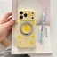 Ốp điện thoại Acrylic họa tiết dâu tây và lê cho iPhone 17 Pro max