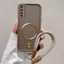 Ốp Lưng Cho Realme 7 Silicone TPU frosted Phong Cách Điện Thoại Thẩm Mỹ Kim Loại Từ Tính Thiết Kế Mới Miễn Phí Tinh Tế Treo Dây