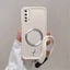 Ốp Lưng Cho Realme 7 Silicone TPU frosted Phong Cách Điện Thoại Thẩm Mỹ Kim Loại Từ Tính Thiết Kế Mới Miễn Phí Tinh Tế Treo Dây