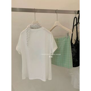 Áo thun nữ tay ngắn cổ tròn, cotton, họa tiết hoạt hình in nổi bật