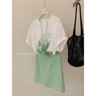 Áo thun nữ tay ngắn cổ tròn, cotton, họa tiết hoạt hình in nổi bật