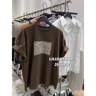 Áo thun nữ tay ngắn cổ tròn cotton, họa tiết hoạt hình