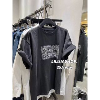 Áo thun nữ tay ngắn cổ tròn cotton, họa tiết hoạt hình