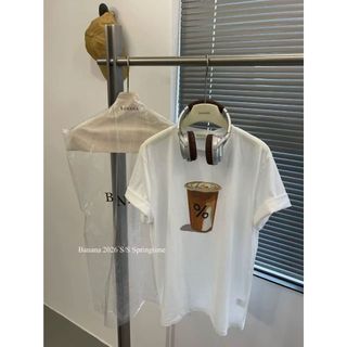 Áo Thun Nữ Cotton Cổ Tròn Tay Ngắn In Họa Tiết Hoạt Hình Mới 2026