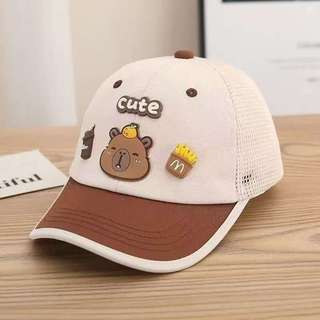 Mũ lưỡi trai Capybara cho bé - Nón che nắng 3D dễ thương cho trẻ em