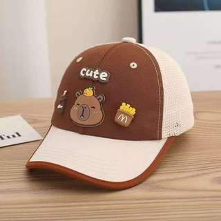 Mũ lưỡi trai Capybara cho bé - Nón che nắng 3D dễ thương cho trẻ em