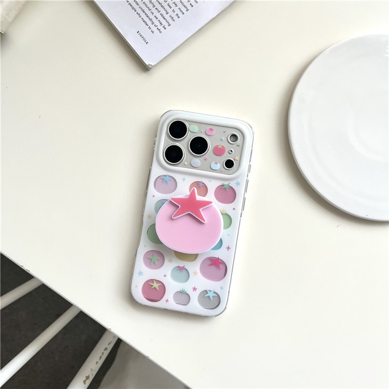 IPhone 17 Pro max Họa tiết cà chua mờ TPU materia IMD quá trình Vỏ điện thoại