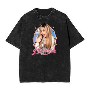 Áo Thun Hannah Montana 2026 - Thiết Kế Thời Trang Nam Nữ với Hình In Style Hip Hop