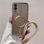 Ốp Lưng Cho VIVO V29 vivo V29E vivo V29 PRO Silicone TPU Mờ Phong Cách Vỏ Điện Thoại Kim Loại Thẩm Mỹ Từ Tính Thiết Kế Mới Miễn Phí Tinh Tế Treo Dây