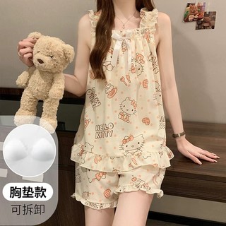 Phim Hoạt Hình Sweet Pyjama - Bộ Pijama Gia Đình Cho Nữ Có Đệm Ngực Mỏng
