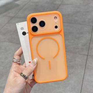 Ốp điện thoại từ tính cửa sổ lớn trong suốt mùa hè phù hợp cho iPhone 13 14 15 16 17 Pro Max mờ bao gồm tất cả vỏ silicon chống rơi