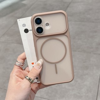Ốp điện thoại từ tính cửa sổ lớn trong suốt mùa hè phù hợp cho iPhone 13 14 15 16 17 Pro Max mờ bao gồm tất cả vỏ silicon chống rơi