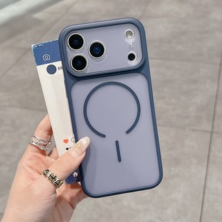Ốp điện thoại từ tính cửa sổ lớn trong suốt mùa hè phù hợp cho iPhone 13 14 15 16 17 Pro Max mờ bao gồm tất cả vỏ silicon chống rơi