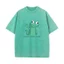 Áo Thun Unisex Meme Thằn Lằn Cho Nam/Nữ, 100% Bông, Phong Cách Vintage, Thời Trang Dạo Phố