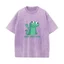 Áo Thun Unisex Meme Thằn Lằn Cho Nam/Nữ, 100% Bông, Phong Cách Vintage, Thời Trang Dạo Phố