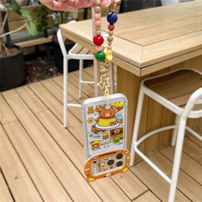 Ốp điện thoại xử lý IMD cho iPhone 17 Pro Max Cat-head Easy Bear