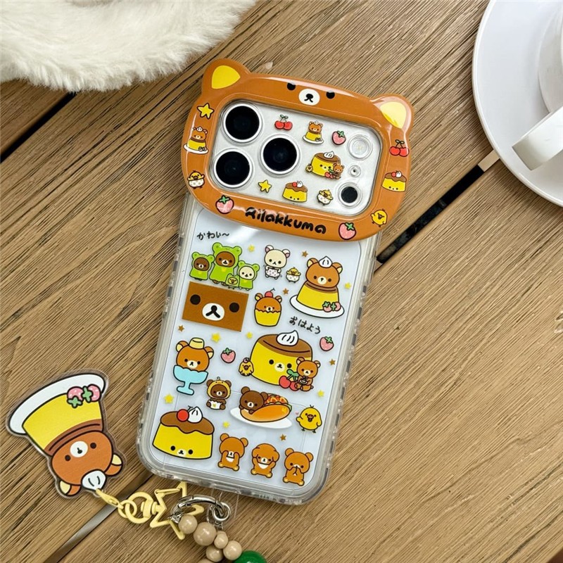 Ốp điện thoại xử lý IMD cho iPhone 17 Pro Max Cat-head Easy Bear