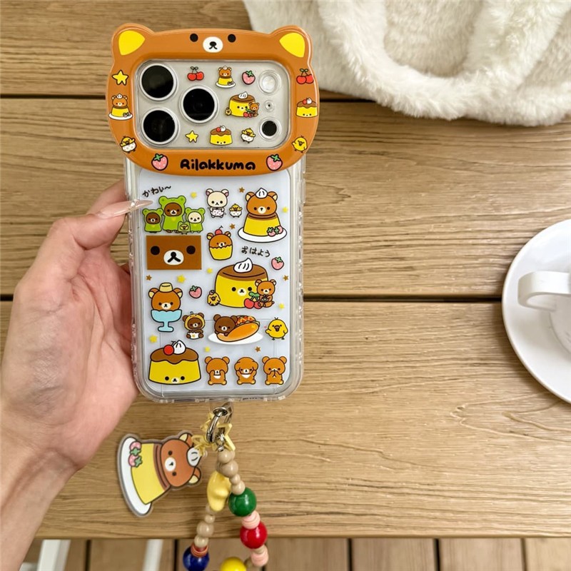 Ốp điện thoại xử lý IMD cho iPhone 17 Pro Max Cat-head Easy Bear