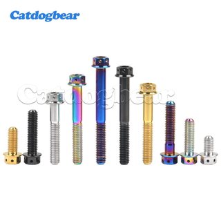 Catdogbear Bạc đạn Titan Grade TC4/GR5 M6x10---75mm đa chiều, phù hợp sửa chữa và nâng cấp xe đạp ngoại thất