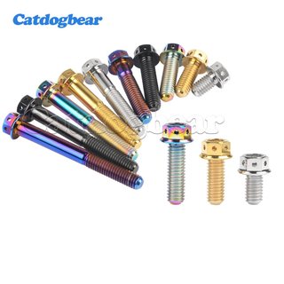 Catdogbear Bạc đạn Titan Grade TC4/GR5 M6x10---75mm đa chiều, phù hợp sửa chữa và nâng cấp xe đạp ngoại thất