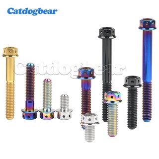 Catdogbear Bạc đạn Titan Grade TC4/GR5 M6x10---75mm đa chiều, phù hợp sửa chữa và nâng cấp xe đạp ngoại thất