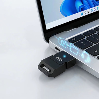 Bộ thu Bluetooth EDR & BLE Bộ phát âm thanh Trình điều khiển miễn phí Hỗ trợ Windows 8.1 / 10 / 11 cho bàn phím tai nghe Loa di chuột Máy in
