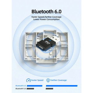 Bộ thu Bluetooth EDR & BLE Bộ phát âm thanh Trình điều khiển miễn phí Hỗ trợ Windows 8.1 / 10 / 11 cho bàn phím tai nghe Loa di chuột Máy in