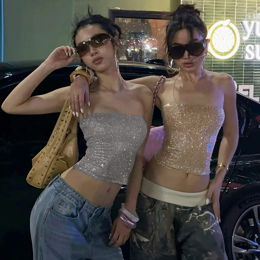 Cá tính áo nỉ lộn lưới mỏng với kim sa lấp lánh, thoáng mát - Perfect cho mùa hè