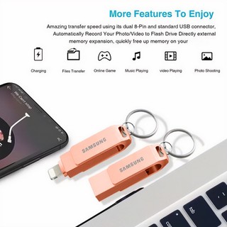 Ổ đĩa Flash OTG tốc độ cao Samsung (512GB / 1TB / 2TB) – Thẻ nhớ di động & Ổ đĩa ngón tay cái cho PC, Mobile & iOS – Bao gồm Bộ chuyển đổi Type-C