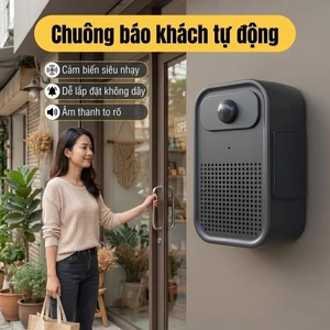 Chuông cửa được chào đón, Chuông cửa cảm biến tự động, Cài đặt yêu thích tùy chỉnh, Có thể được tùy chỉnh bằng giọng nói