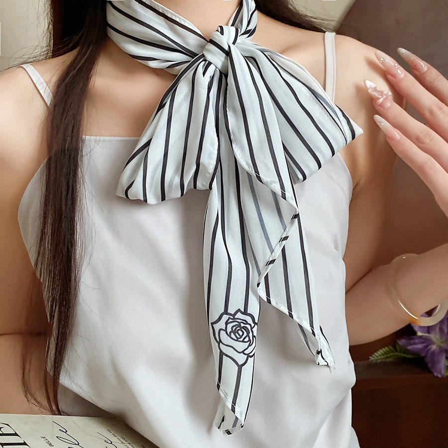 Khăn sọc hoa mỏng nhẹ, đa năng với túi đựng, phụ kiện thời trang cho nữ sử dụng hàng ngày