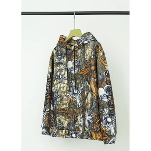 Áo Hoodie chéo ngụy trang cổ điển, Áo chui đầu cỡ lớn dành cho nam và nữ