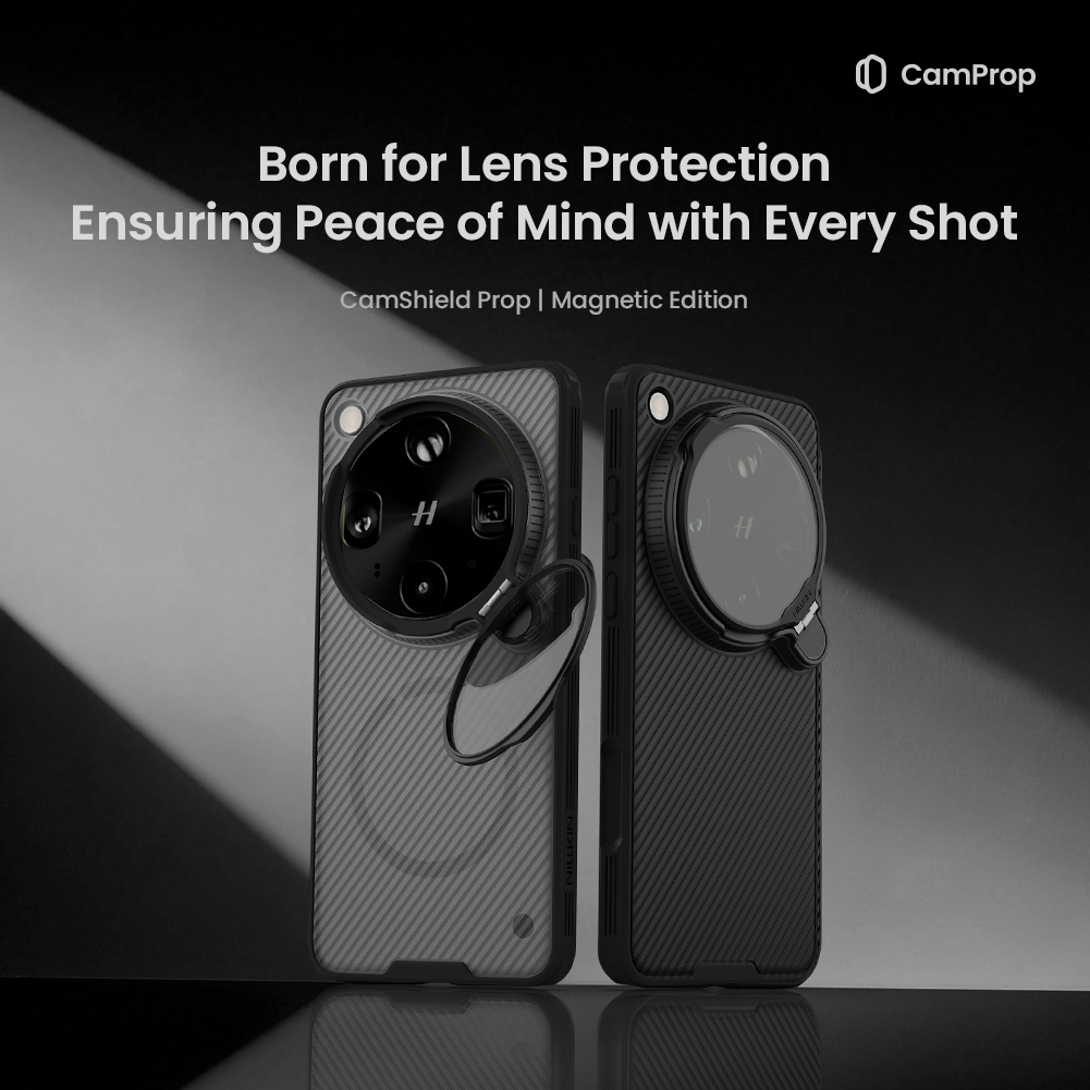 Nillkin Cho OPPO Find X9 Ultra Camshield ProP PC Từ Tính TPU Chống Sốc Chống Rơi Bảo Vệ Ống Kính Máy Ảnh Chân Đế Ốp Lưng Cứng Vỏ Điện Thoại Ca