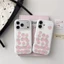 IPhone 17 Pro max Sanded polka dot dâu tây họa tiết TPU materia IMD quá trình Vỏ điện thoại