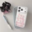 IPhone 17 Pro max Sanded polka dot dâu tây họa tiết TPU materia IMD quá trình Vỏ điện thoại