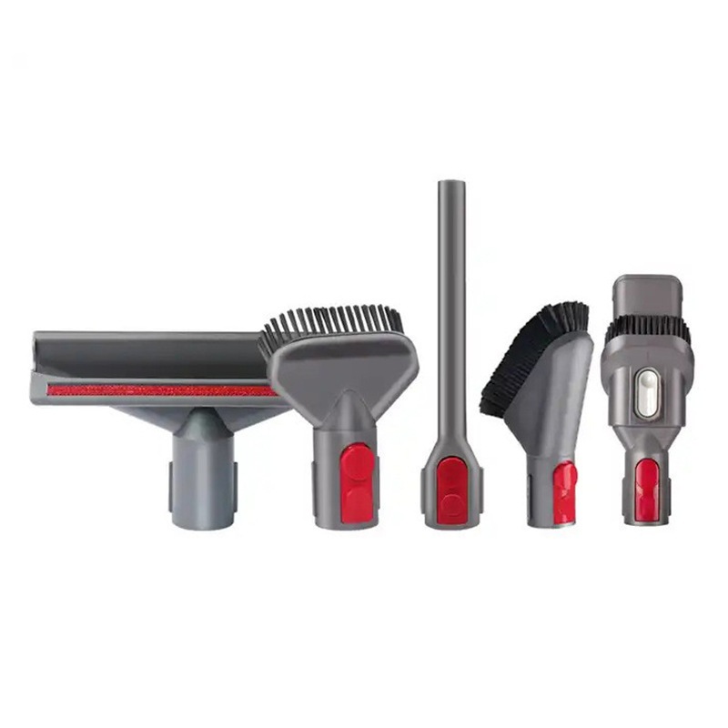 Dành Cho Dyson V7 / V8 / V10 / V11 / V15 Máy Hút Bụi Nệm Hút Phẳng Đầu Bàn Chải Tóc Mềm Tròn Bàn Chải 2 Trong 1 Bàn Chải Đầu Hút Phụ Kiện